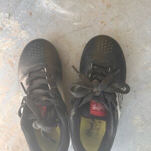 Rawlings Black Kids Cleats